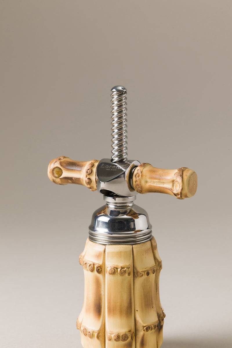 Lorenzi Milano Cavatappi Meccanico In Bambù