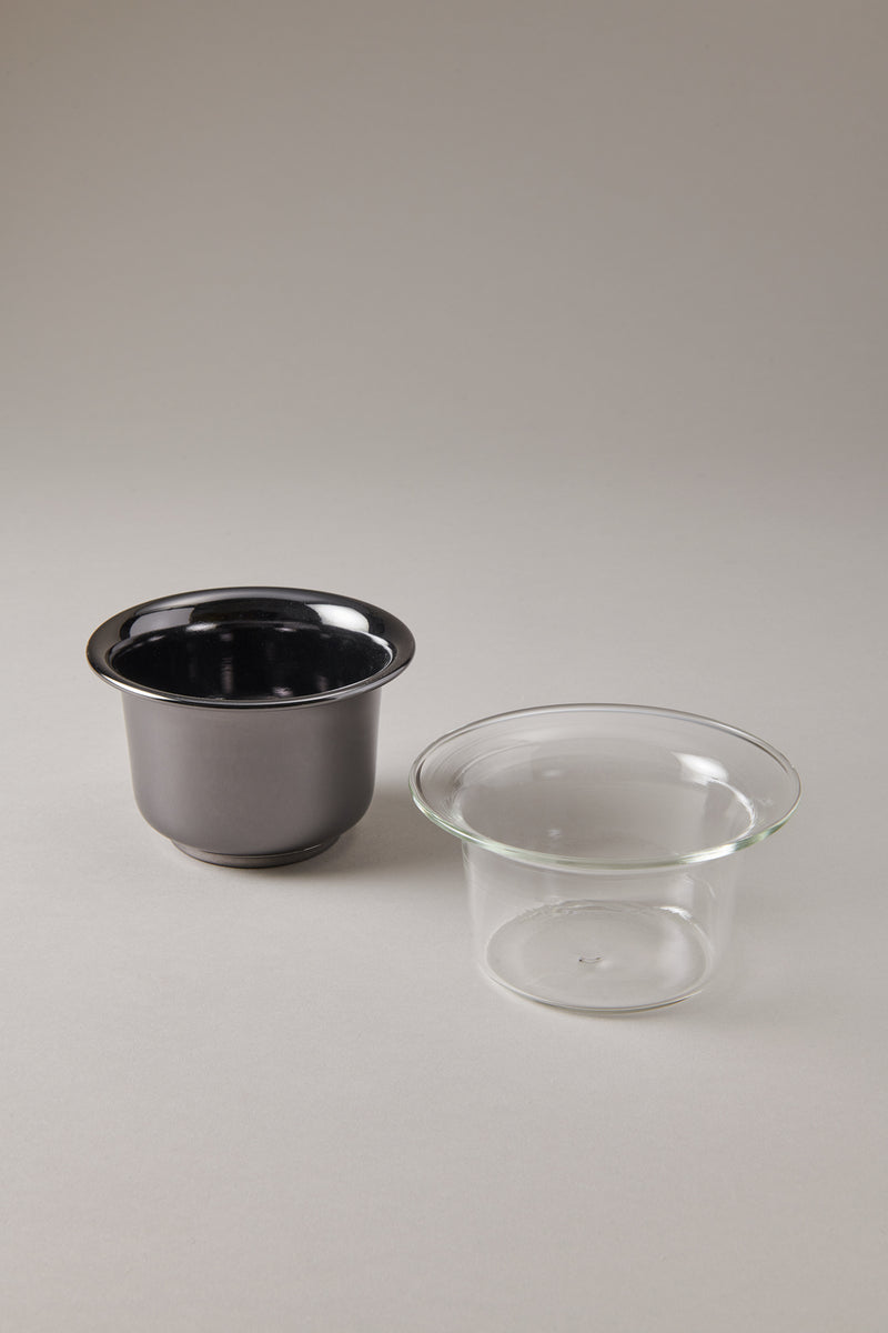 Lorenzi Milano Ciotola Barba In Nichel Nero