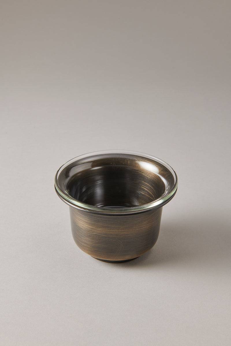 Lorenzi Milano Ciotola barba in Ottone anticato