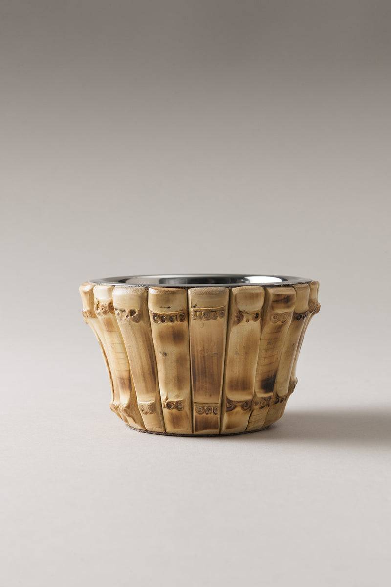 Lorenzi Milano Ciotola Da Barba In Bambù