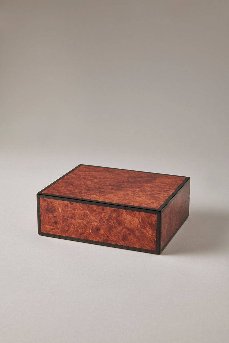 Lorenzi Milano Cofanetto Porta Anelli In Amboina