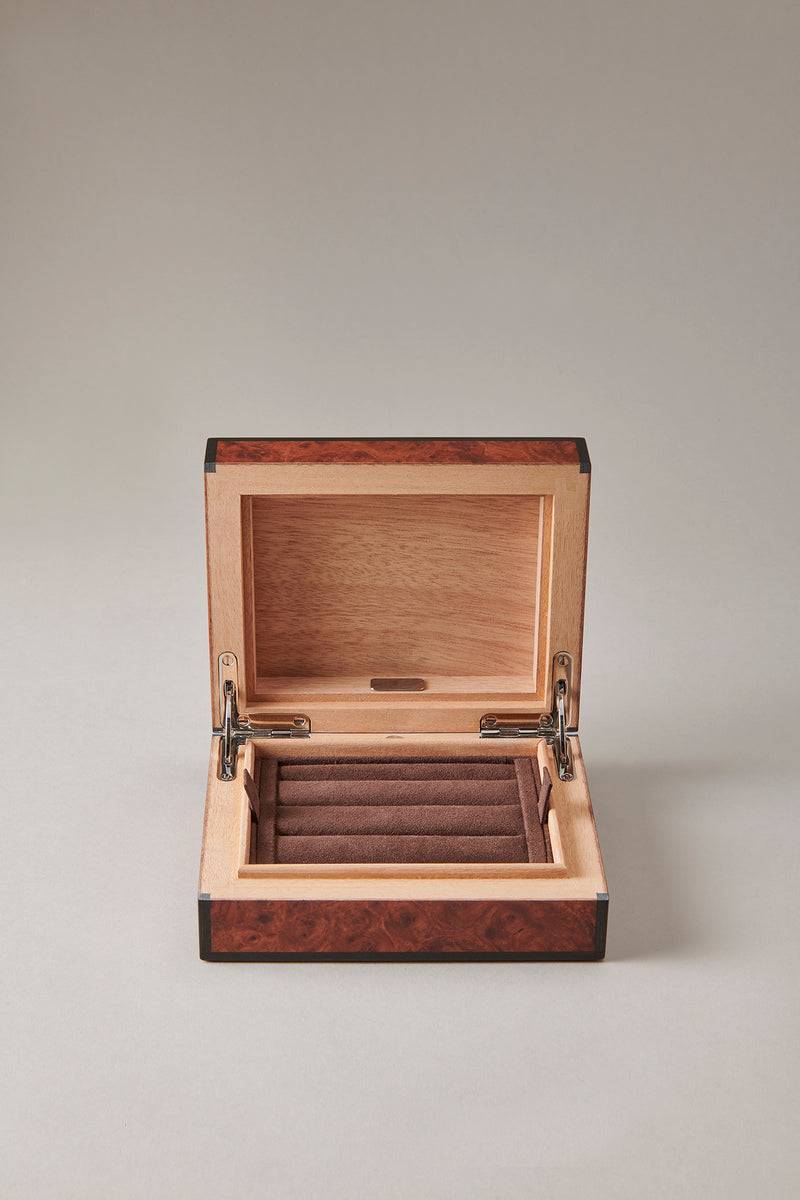 Lorenzi Milano Cofanetto porta anelli in Amboina