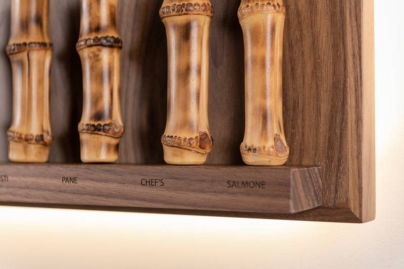 Lorenzi Milano Coltelliera Grande In Bambù