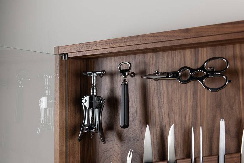 Lorenzi Milano Coltelliera Media Con Vetro In POM