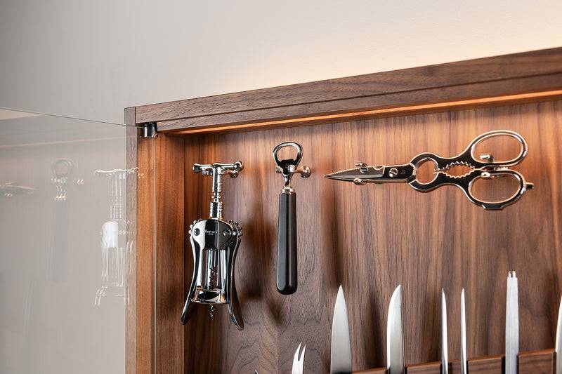 Lorenzi Milano Coltelliera Media Con Vetro In POM