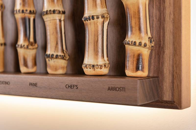 Lorenzi Milano Coltelliera Piccola In Bambù