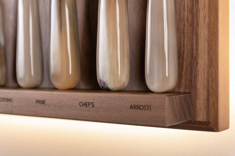 Lorenzi Milano Coltelliera Piccola In Zebu