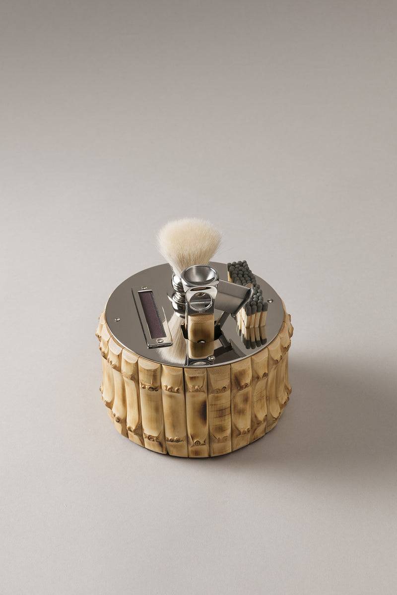 Lorenzi Milano Completo da sigari in Bambù