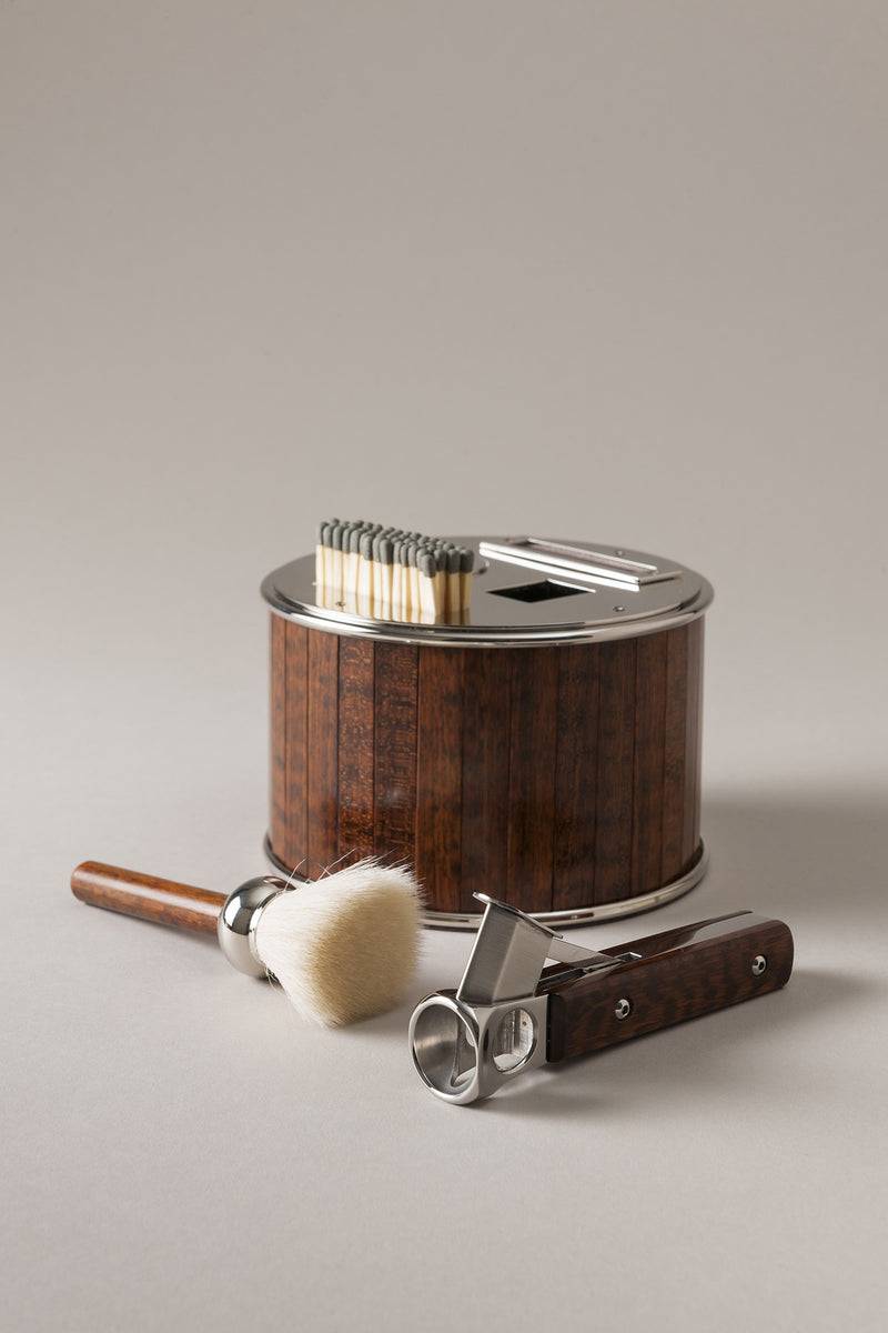 Lorenzi Milano Completo Da Sigari In Legno