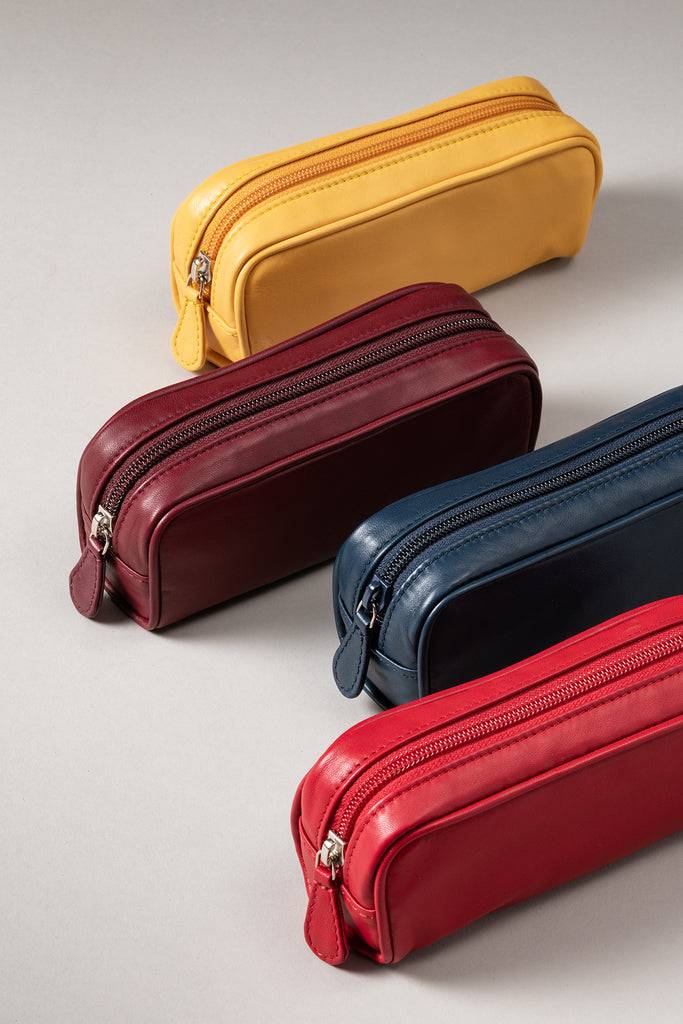 Lorenzi Milano Contenitore Per Cosmetici In Nappa