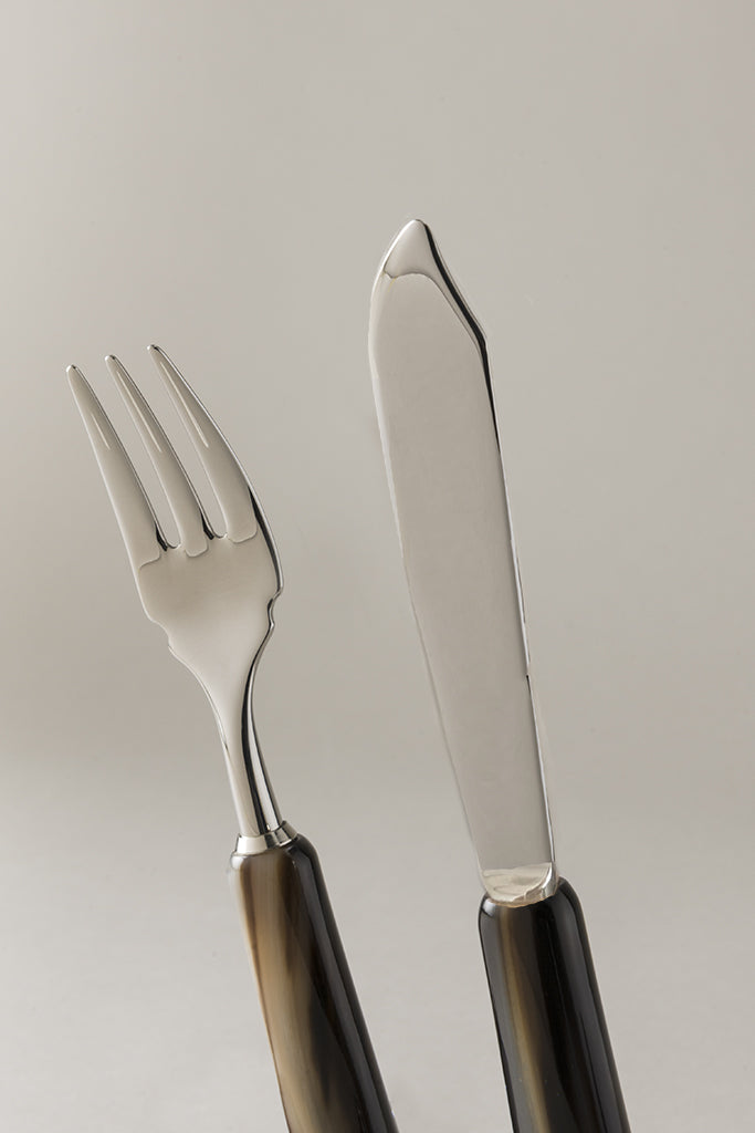 Lorenzi Milano Coppia Pesce Da Tavola In Zebu