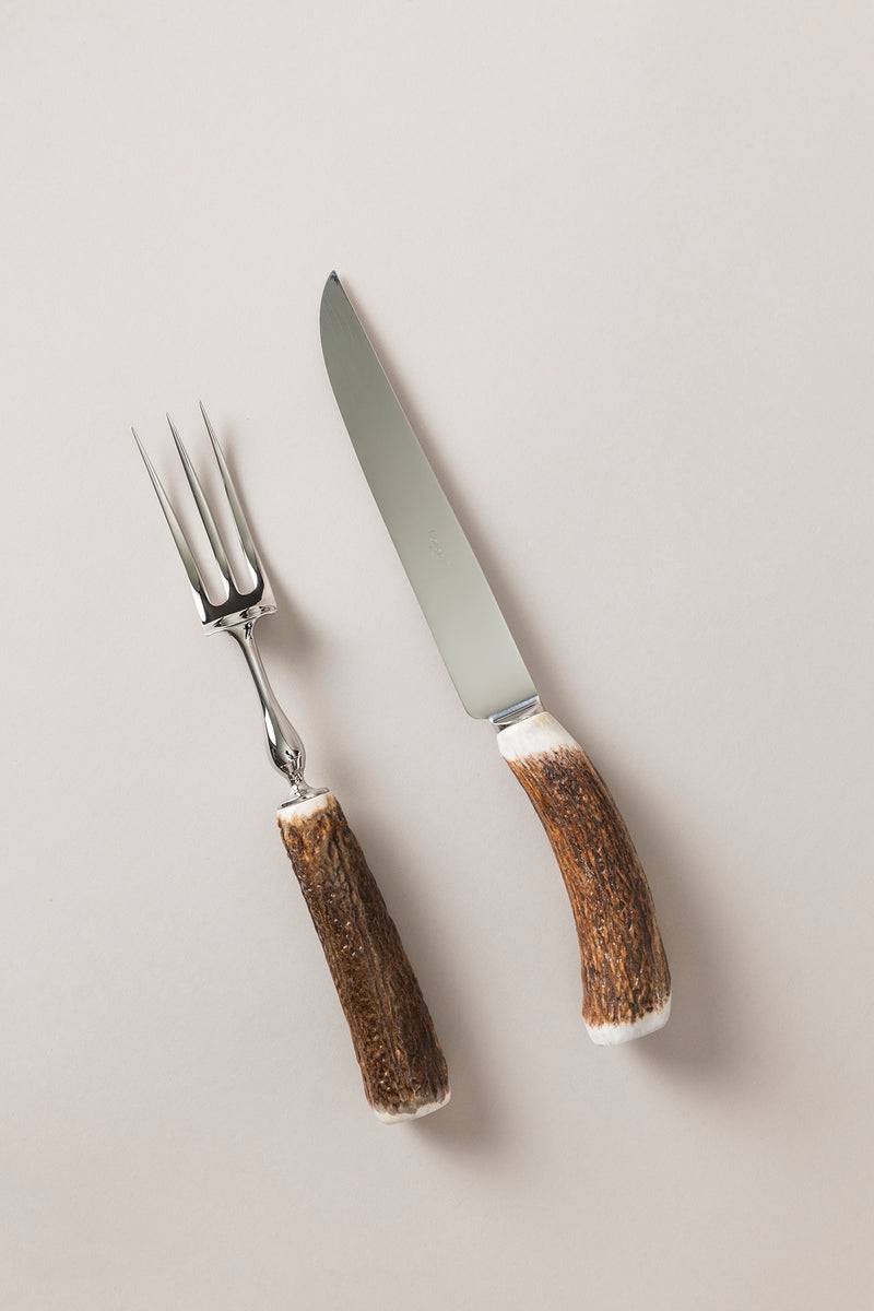 Lorenzi Milano Coppia trinciante in Cervo (palco)