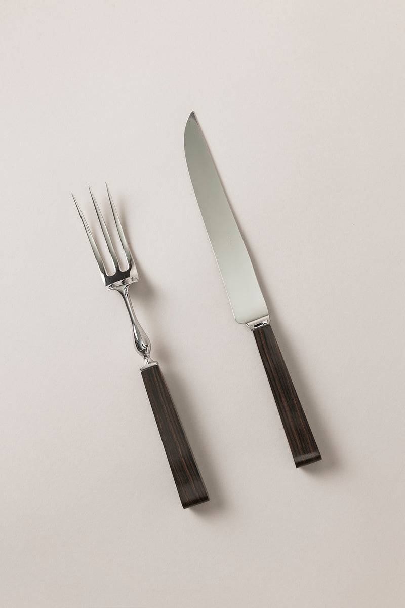 Lorenzi Milano Coppia trinciante in Legno