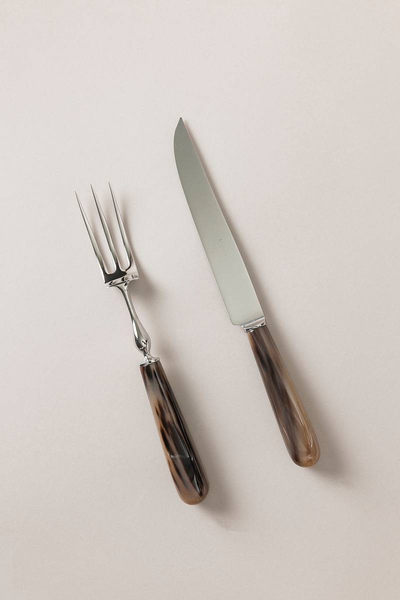 Lorenzi Milano Coppia trinciante in Zebu