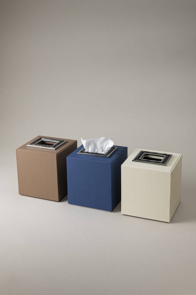 Lorenzi Milano Cubo Porta Fazzoletti In Orice