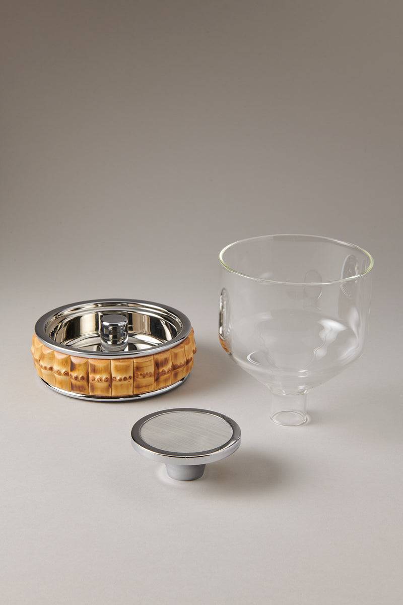 Lorenzi Milano Filtro Vino Per Decanter In Bambù