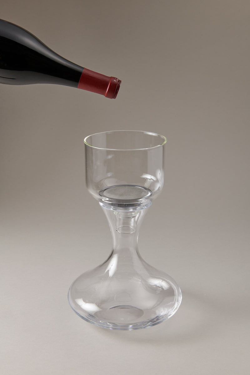 Lorenzi Milano Filtro Vino Per Decanter In Bambù