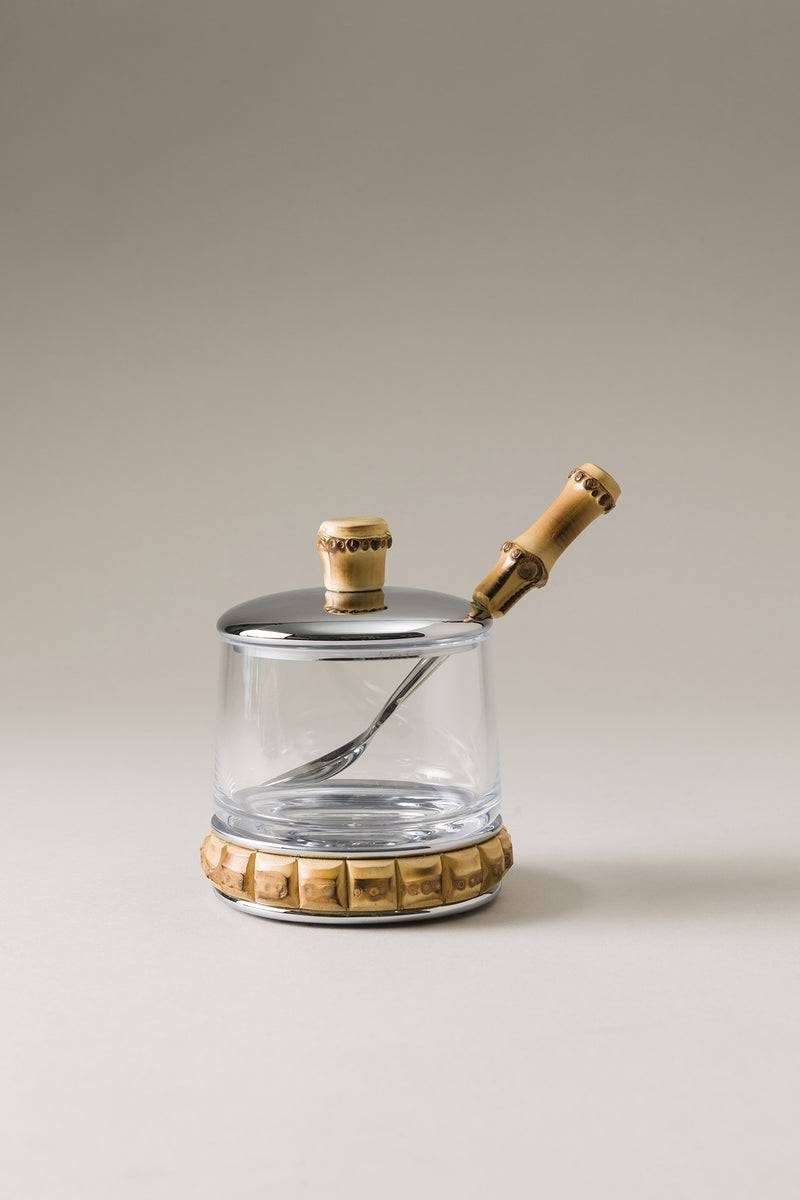 Lorenzi Milano Formaggiera con cucchiaio in Bambù