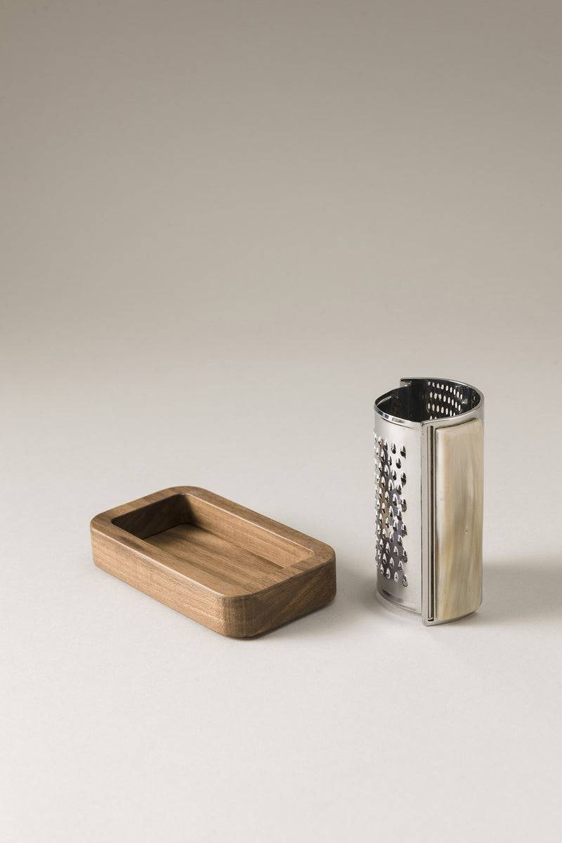 Lorenzi Milano Grattugia Con Vassoio In Zebu