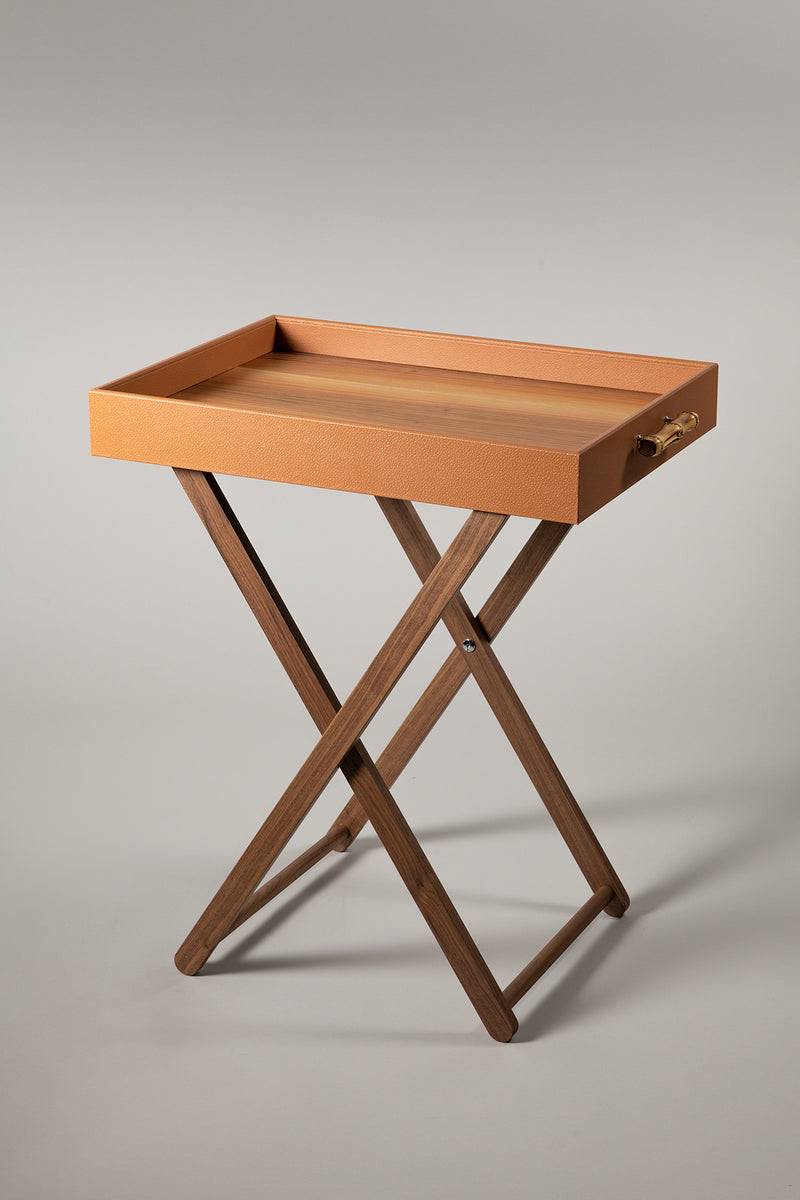 Lorenzi Milano Pliant con vassoio in Bambù