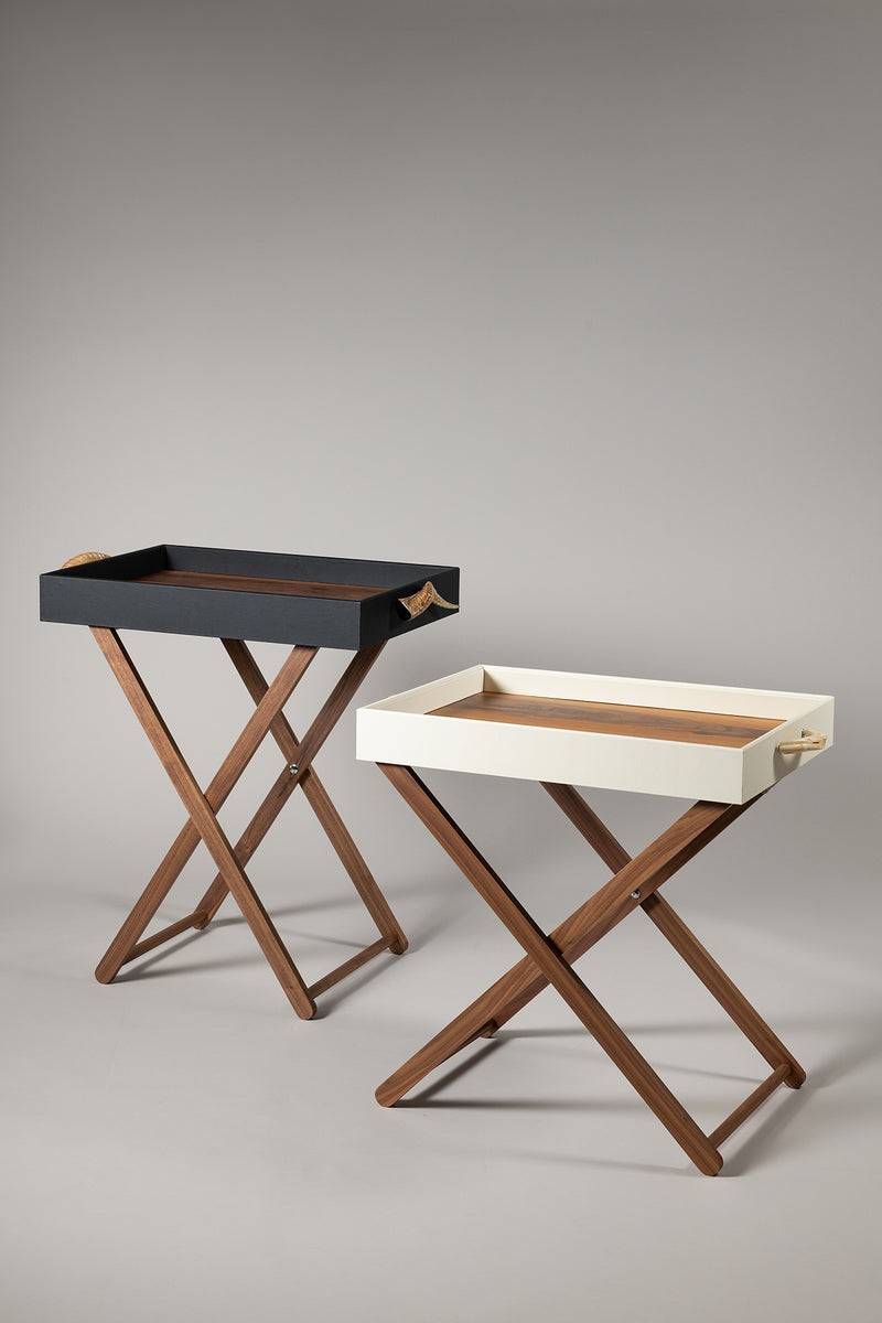 Lorenzi Milano Pliant Con Vassoio In Facocero