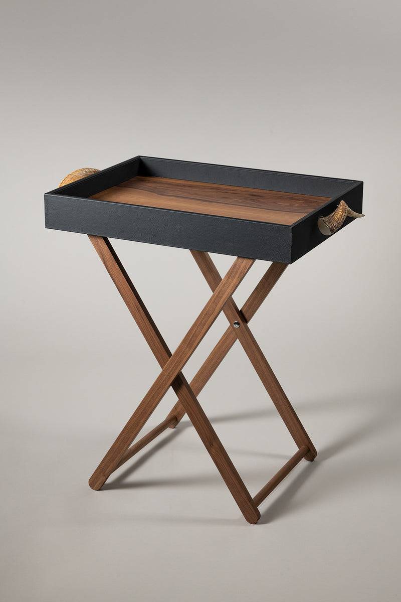 Lorenzi Milano Pliant con vassoio in Montone