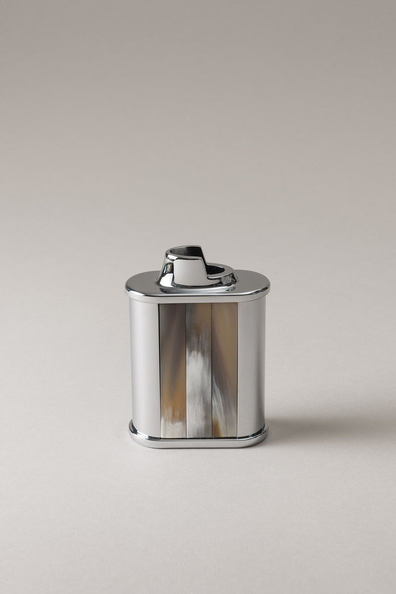 Lorenzi Milano Porta accendino Bic tavolo in Zebu