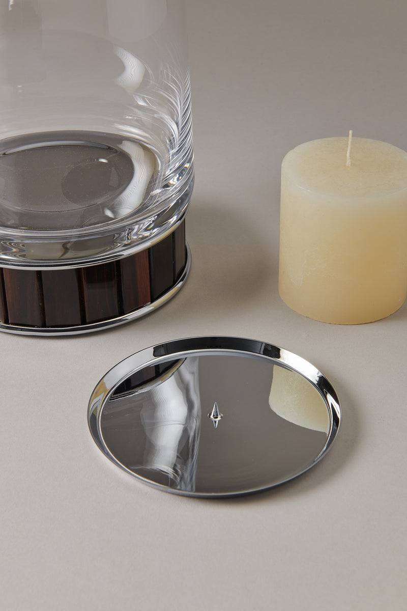 Lorenzi Milano Porta Candele Grande In Legno