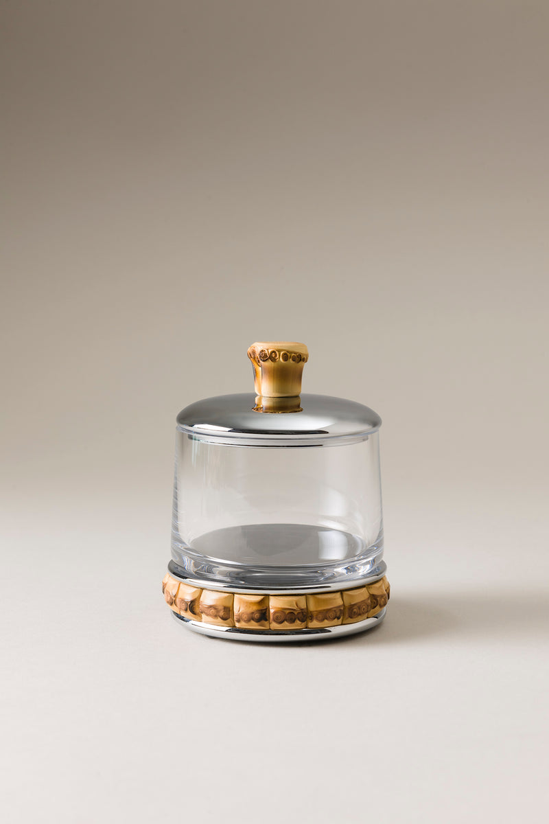 Lorenzi Milano Porta candele piccolo in Bambù