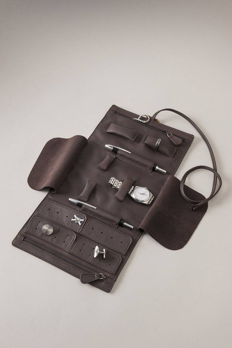 Lorenzi Milano Porta gioie da uomo in Nappa