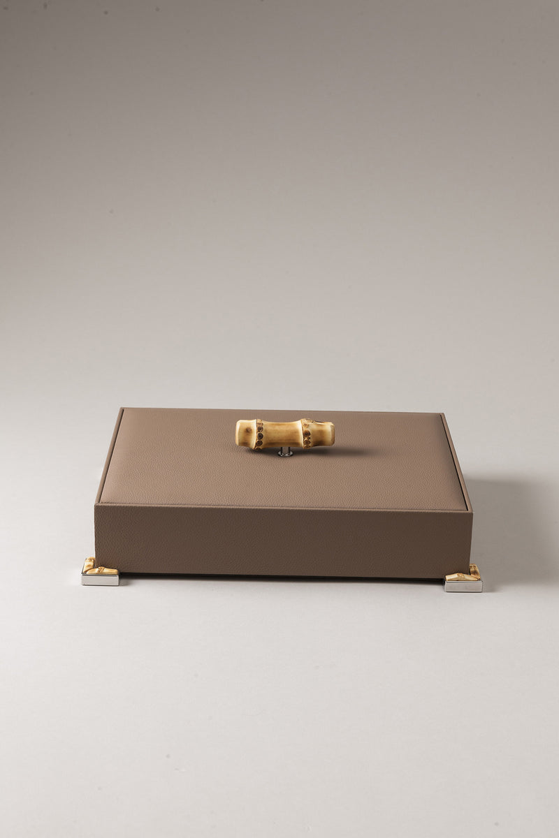 Lorenzi Milano Porta Oggetti Rettangolare In Bambù