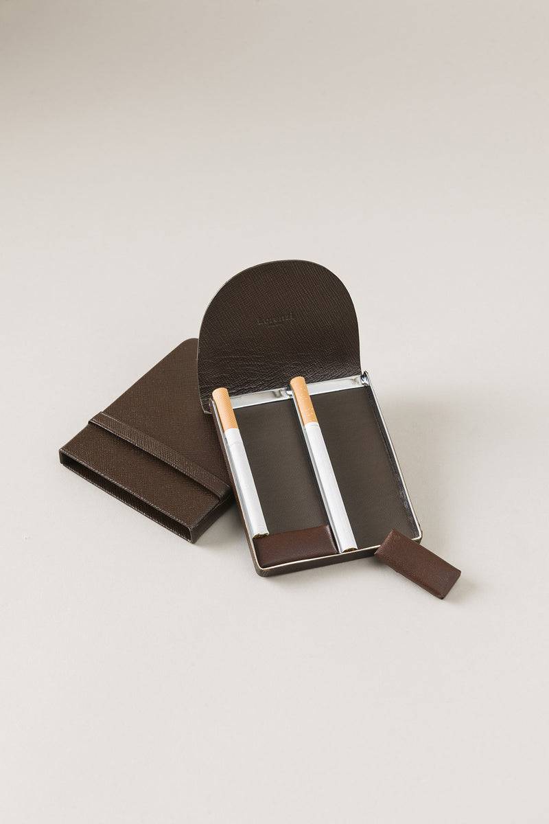 Lorenzi Milano Porta Sigarette Grande In Saffiano