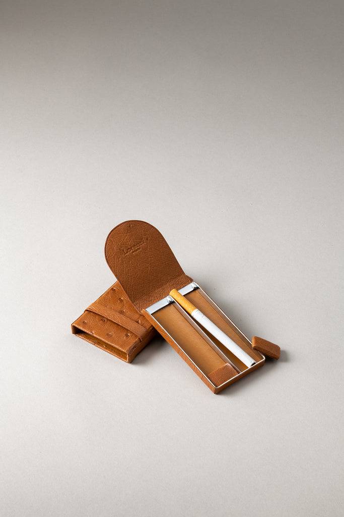 Lorenzi Milano Porta Sigarette Piccolo In Struzzo