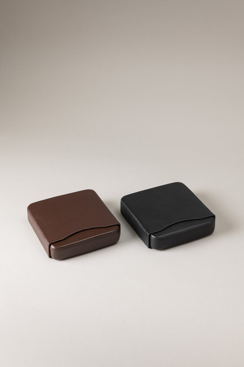 Lorenzi Milano Porta Sigari Robusto 5 In Saffiano