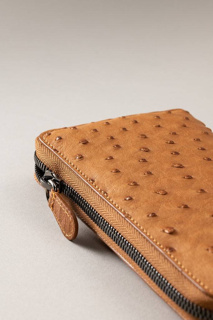 Lorenzi Milano Portafogli Donna In Struzzo