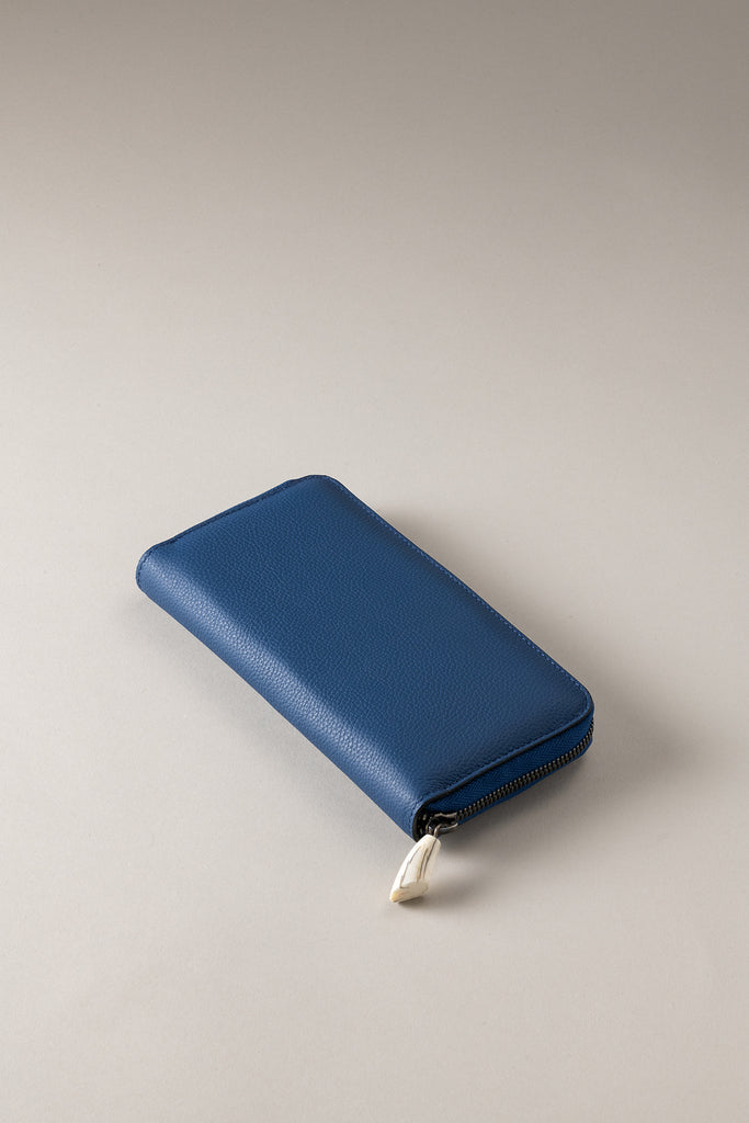 Lorenzi Milano Portafogli donna in Vitello nautico