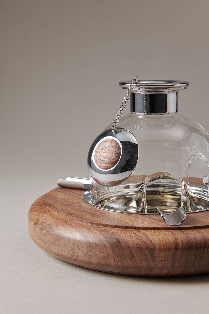 Lorenzi Milano Posacenere Antivento In Legno