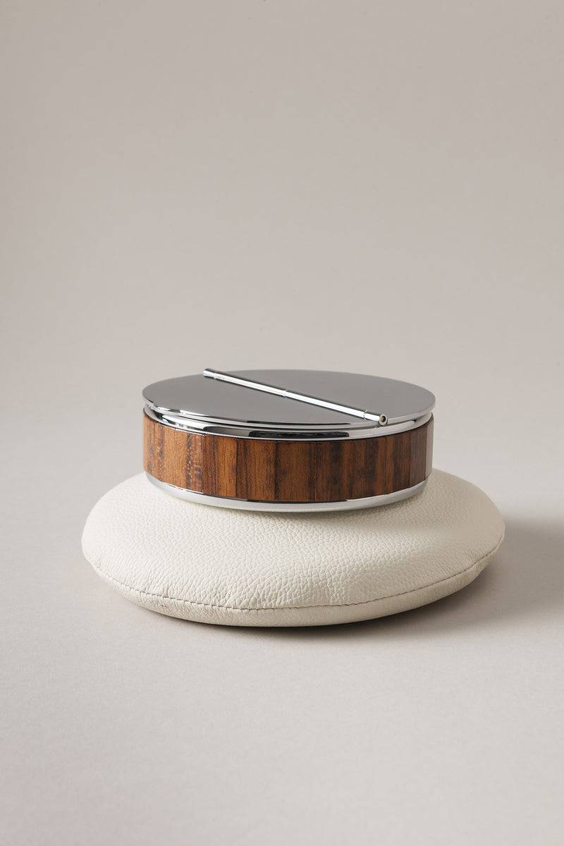 Lorenzi Milano Posacenere Da Barca In Legno