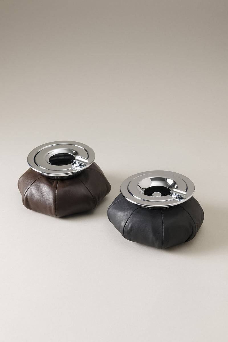 Lorenzi Milano Posacenere Da Poltrona In Nappa