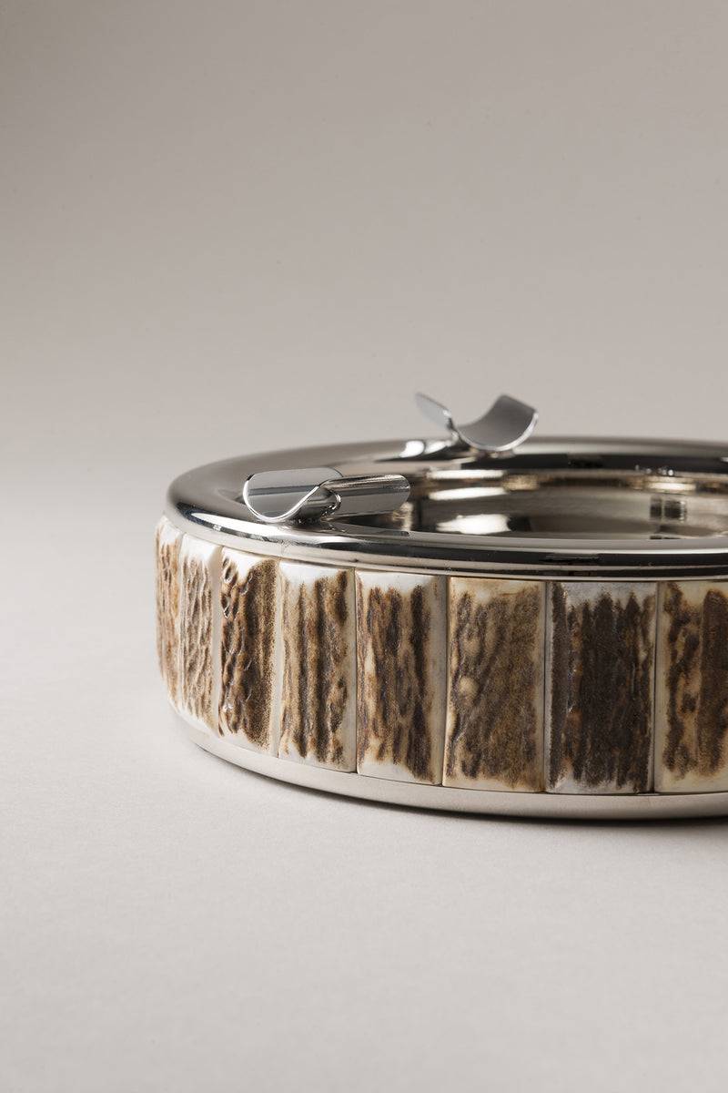 Lorenzi Milano Posacenere Da Sigari In Cervo (palco)