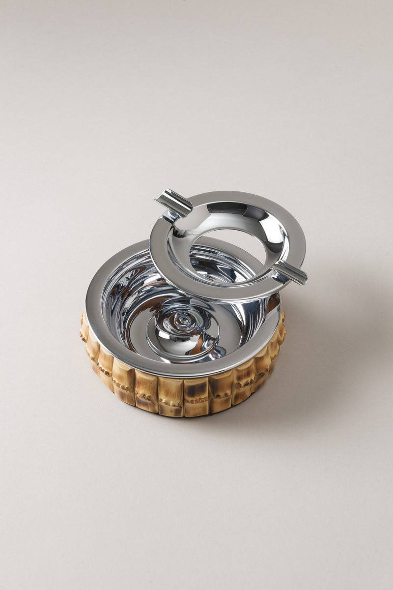 Lorenzi Milano Posacenere In Bambù