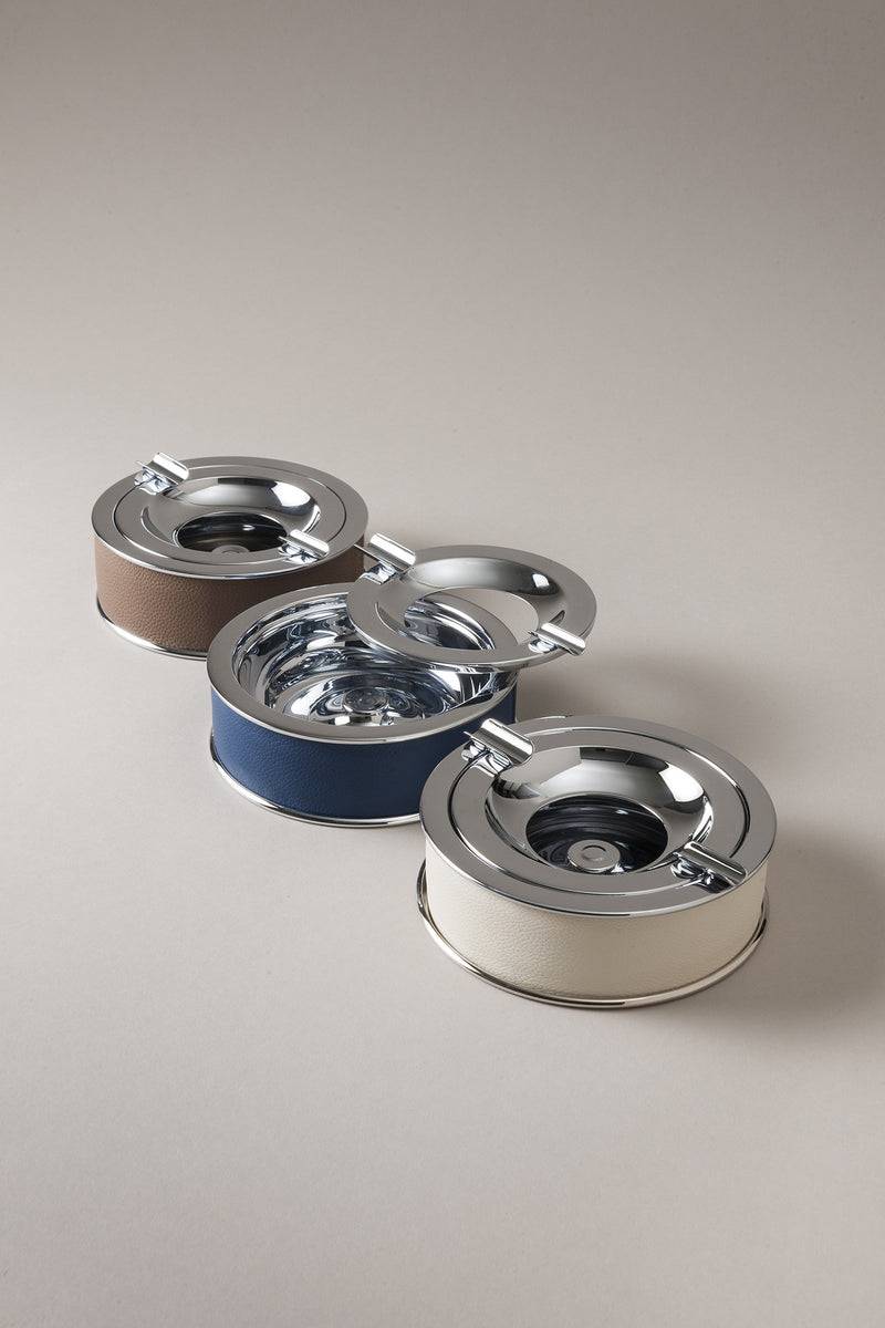 Lorenzi Milano Posacenere In Vitello Nautico