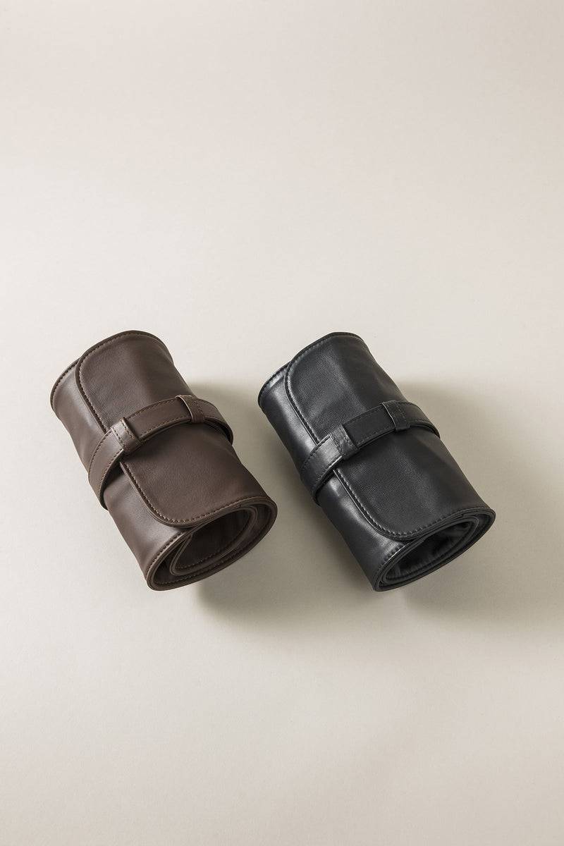 Lorenzi Milano Rotolo Da Manicure Grande In Nappa