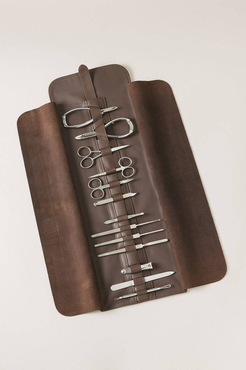 Lorenzi Milano Rotolo da manicure grande in Nappa