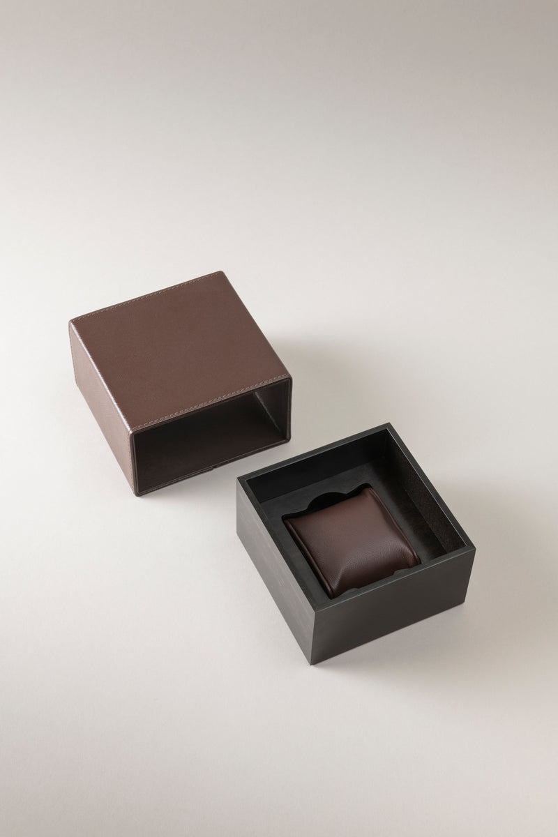 Lorenzi Milano Scatola Per Orologio In Saffiano