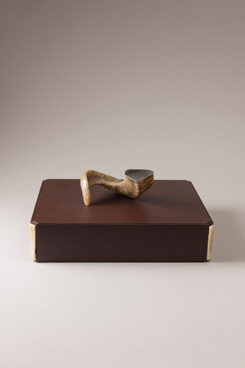 Lorenzi Milano Scatola Porta Oggetti In Montone