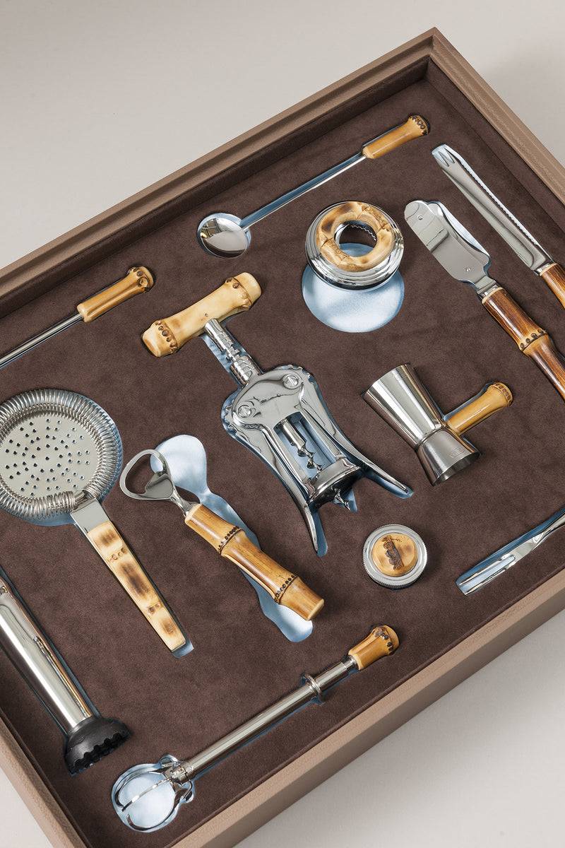 Lorenzi Milano Set Bar In Bambù