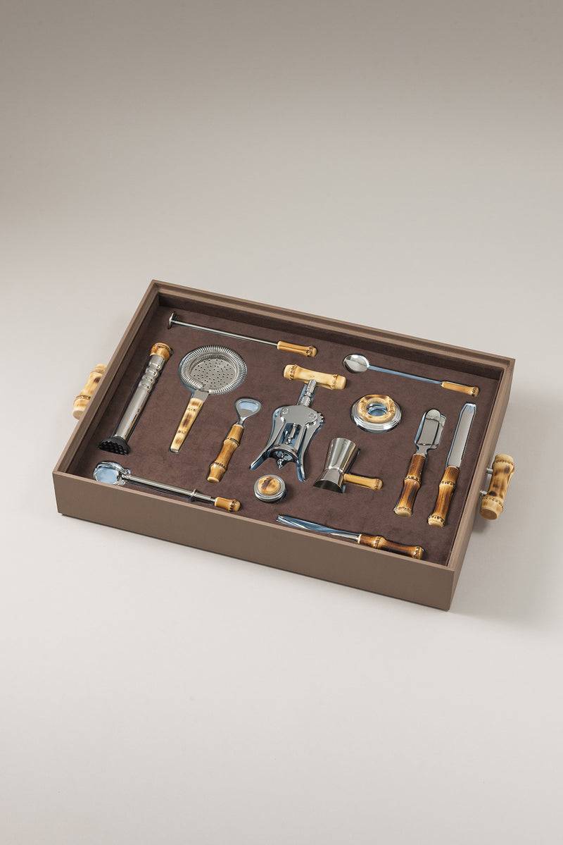 Lorenzi Milano Set bar in Bambù