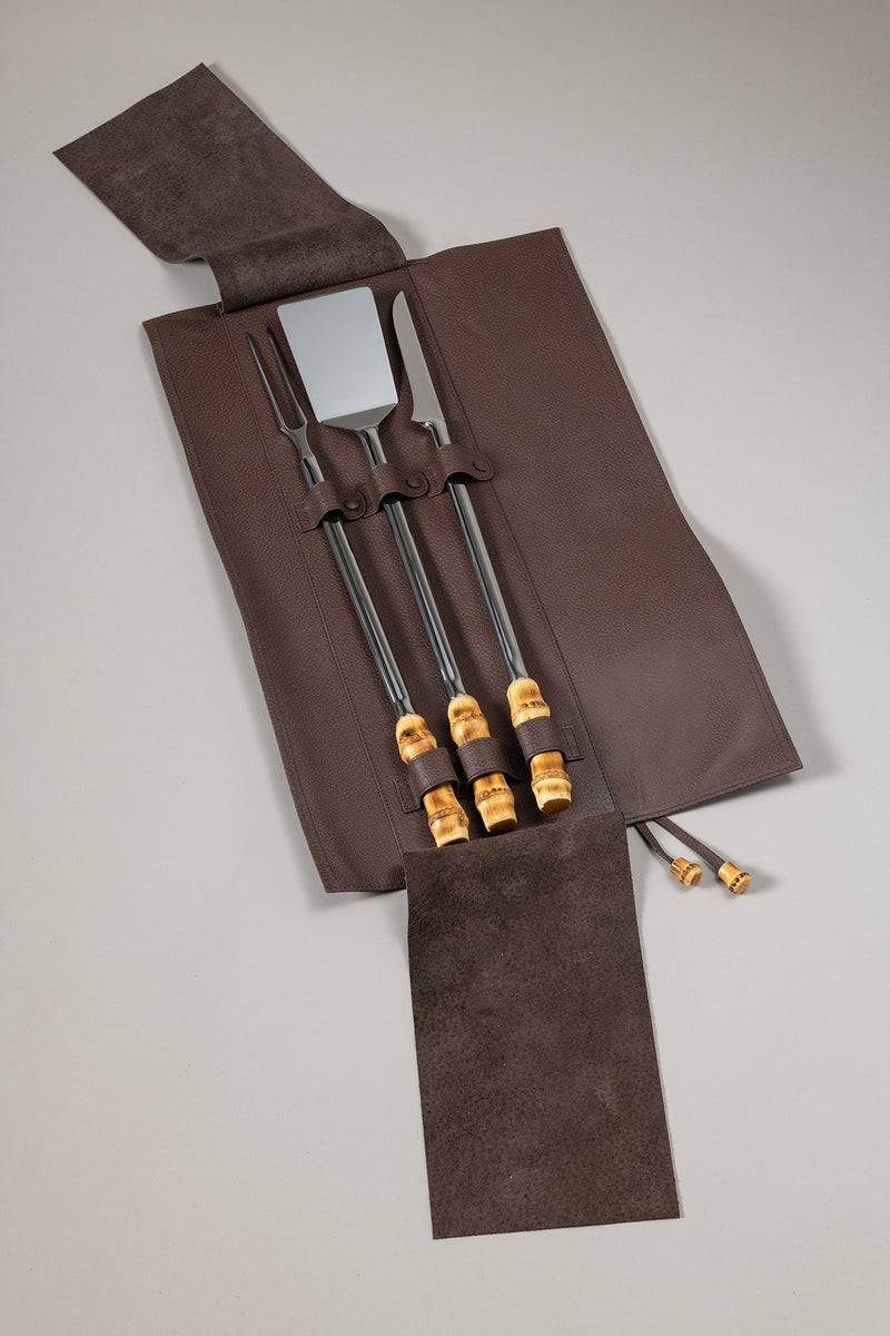 Lorenzi Milano Set BBQ piccolo in Bambù