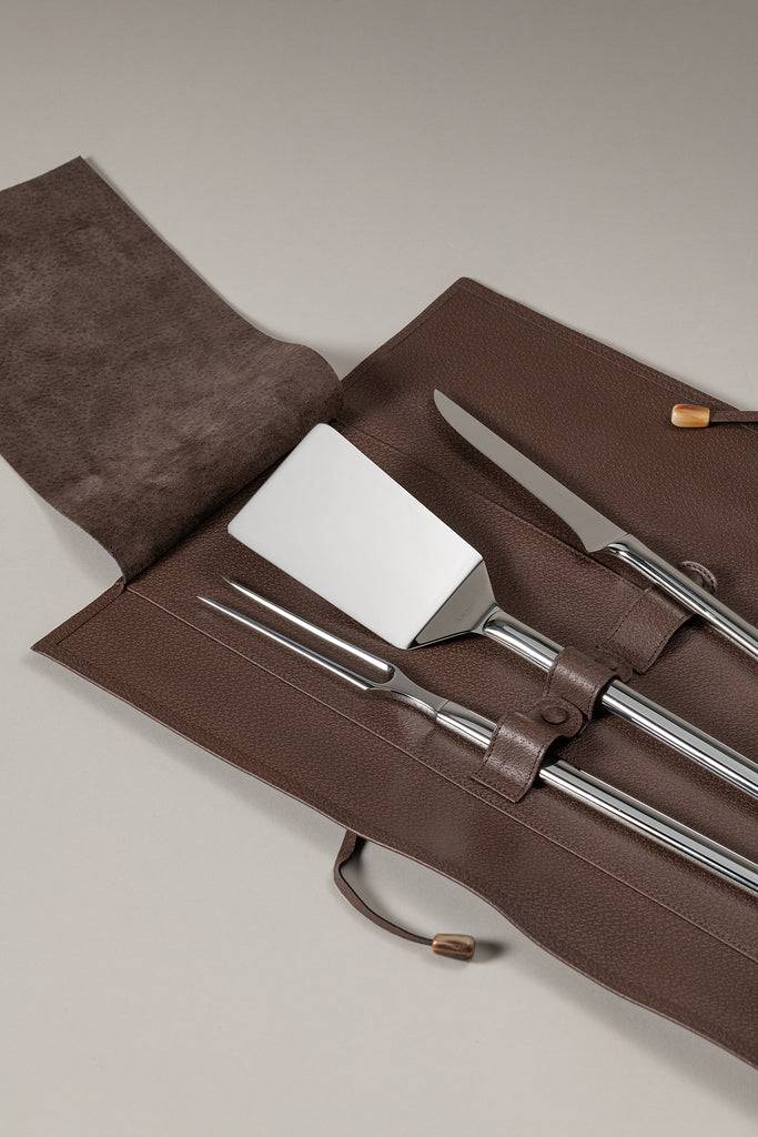 Lorenzi Milano Set BBQ Piccolo In Zebu